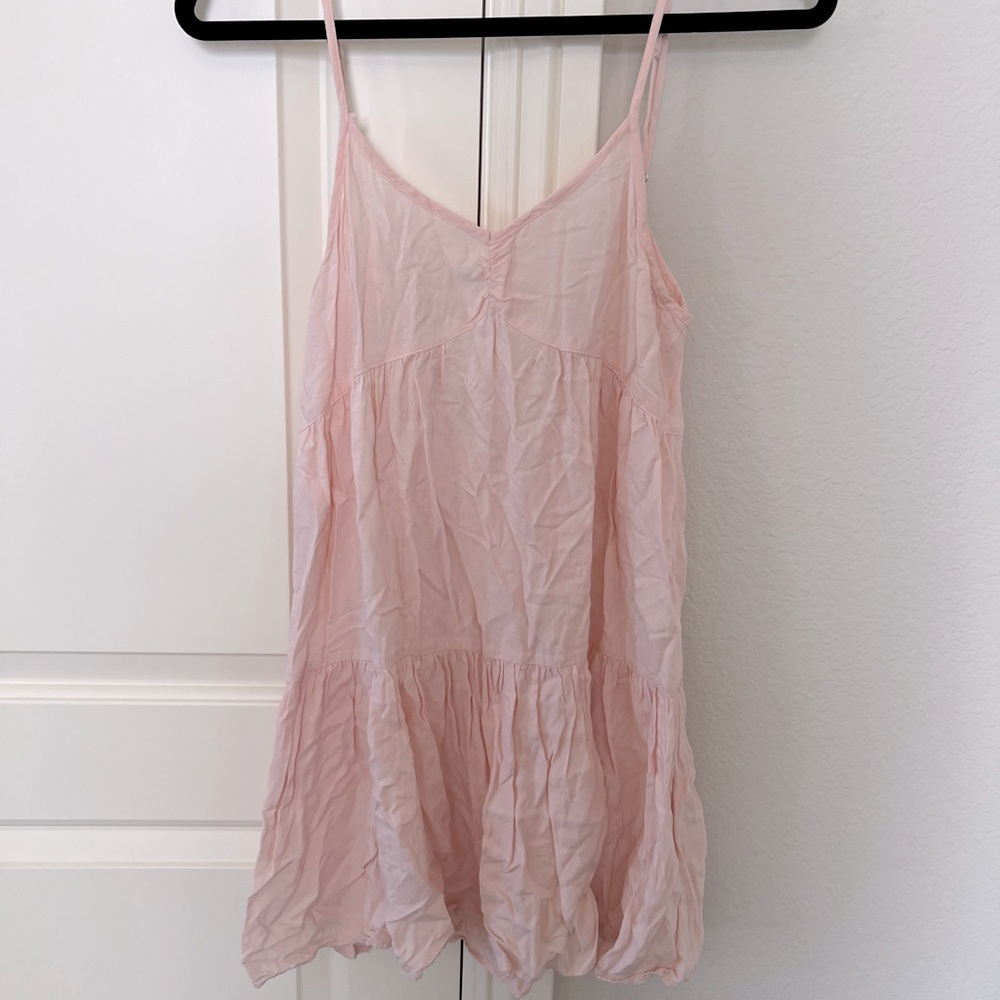 Urban outfitters semi sheer light pink dress/cover-up. So cute 🌸